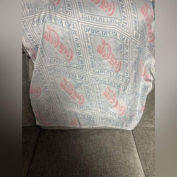 Coca Cola Forever 21 Red and Blue Scarf - Picture 3 of 3